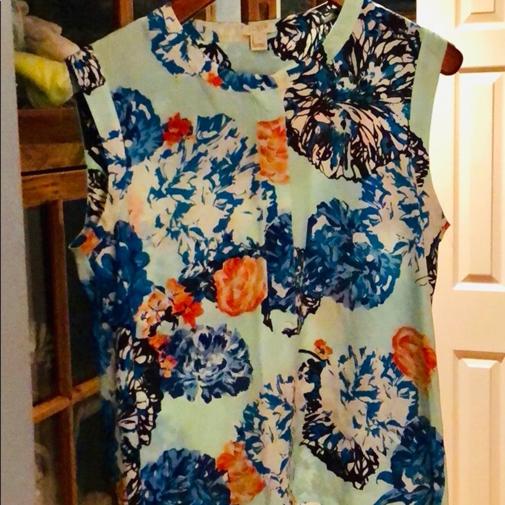 JCrew Floral blouse